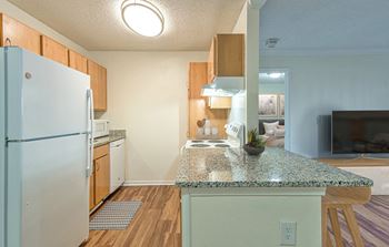 Sleek and modern kitchen cabinetry and countertops